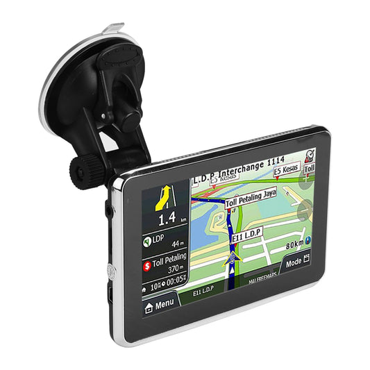 5 collu universāls auto GPS navigators VBESTLIFE ar Eiropas karti, skārienekrānu un kravas auto ierobežojumu brīdinājumiem