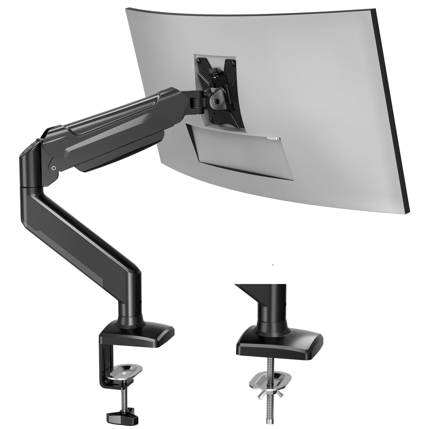 Monitora turētājs BONTEC 13-32 collu monitoriem, 3-9 kg, gāzes atsperes, VESA 75x75/100x100