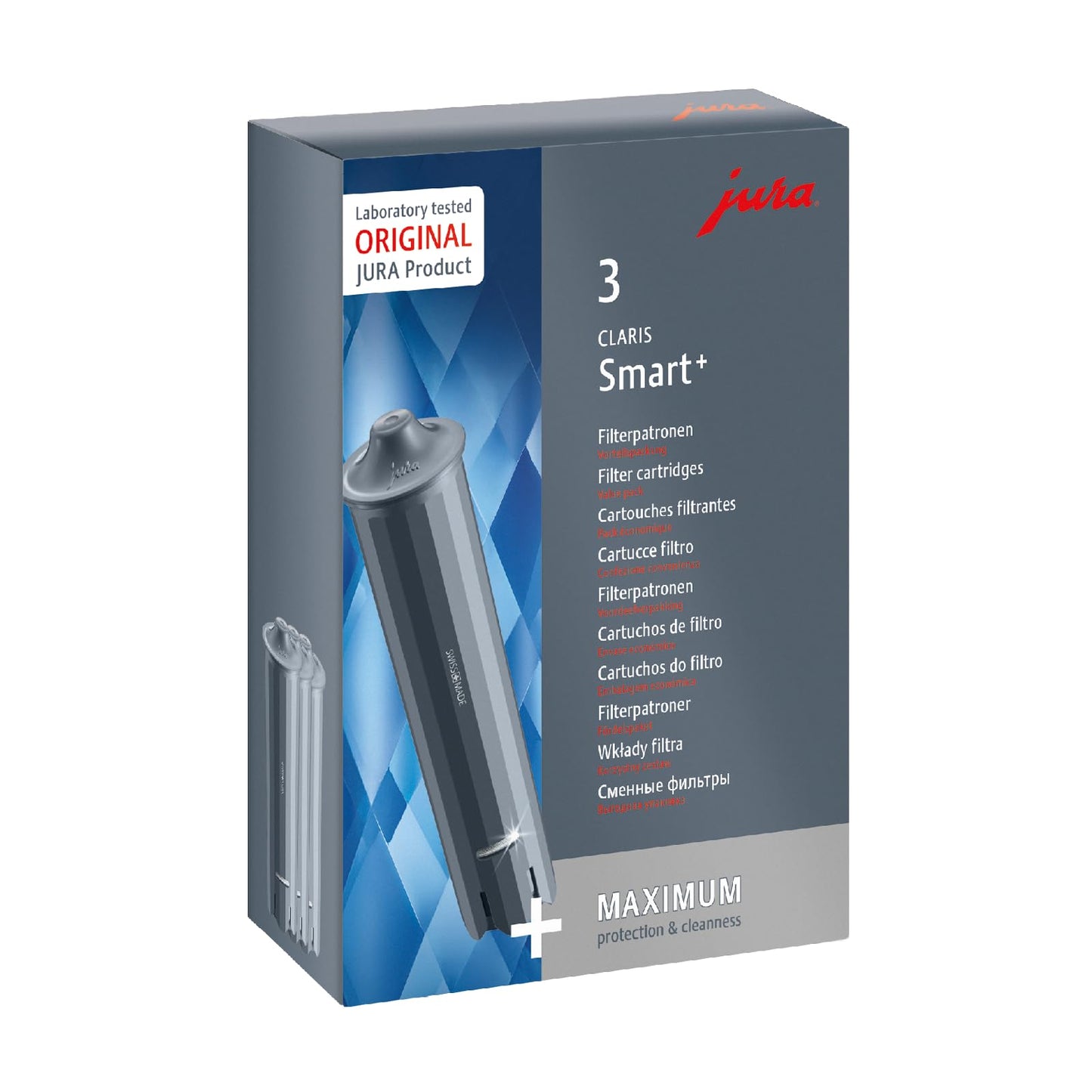 Ūdens filtrs JURA CLARIS Smart+ oriģināls 3 gab. iepakojumā (24233)