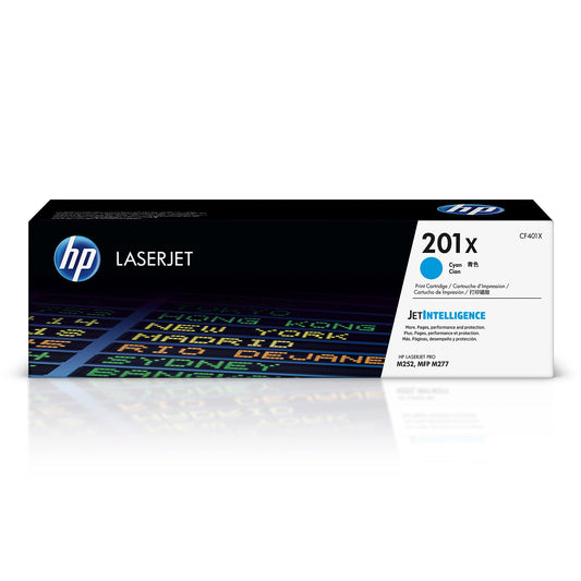HP 201X Toneris - Liela ietilpība, saderīgs ar HP Color Laserjet Pro M252, M274n, M277, XL.