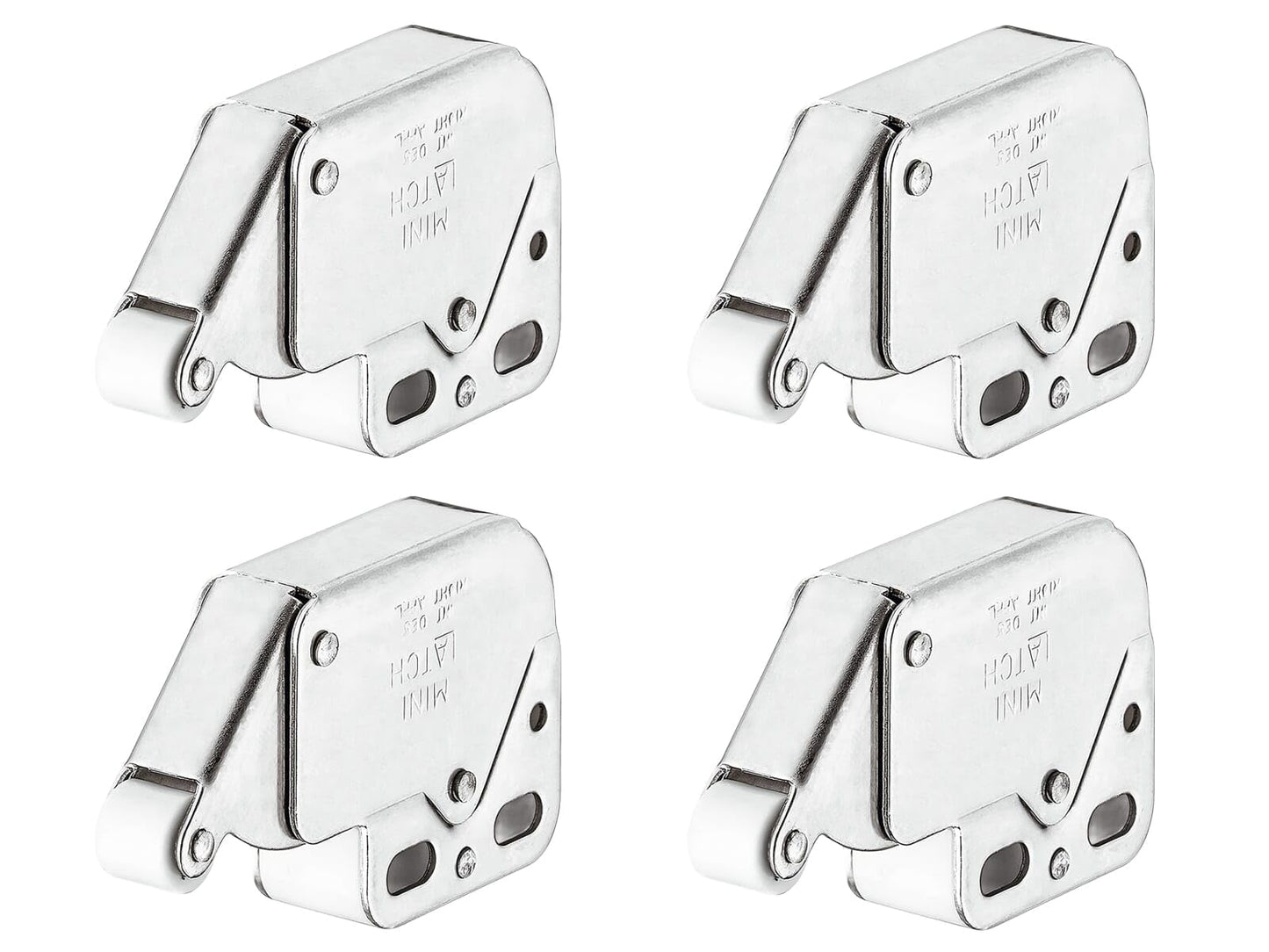 Häfele atsperes aizslēgs Mini-Latch 245.54.701, 4 gab.