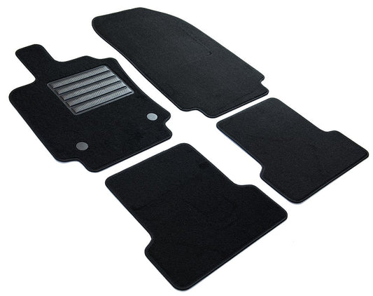 MDM SP-4106 paklāji Velūrs automašīnu paklājs piemērots Renault Clio 4 10.2012>08.2019, melns