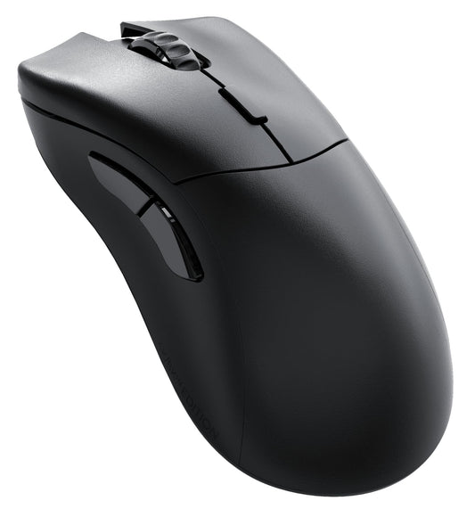 Glorious Gaming Model D 2 PRO - 4K/8K bezvadu, 26K DPI sensors, 62 g, ergonomiska, 6 pogas, ilgs akumulatora darbības laiks, melna