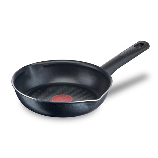 Tefal B56402 Day by Day On panna - 20 cm, nelipīga pārklājuma, termo-signāls, piemērota visiem plīts veidiem, melna.