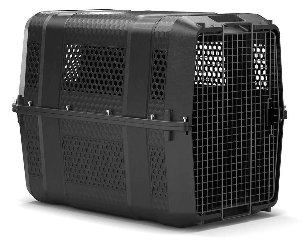 Lidmašīnas transportbūris sunim Knuffelwuff Flugtransportbox Flugzeugbox Hund Hundetransportbox Hundebox Flyby 71 x 52 x 55cm