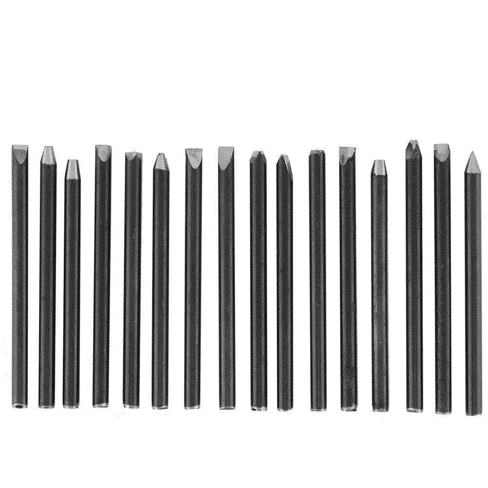 Lederis reljefa instrumentu komplekts, 16 gab., rotu reljefa spiedogi, štancēšanas instrumenti, ziedu raksts, metāla rakstu amatniecībai, DIY darbiem, griešanai, roku darbs, melns