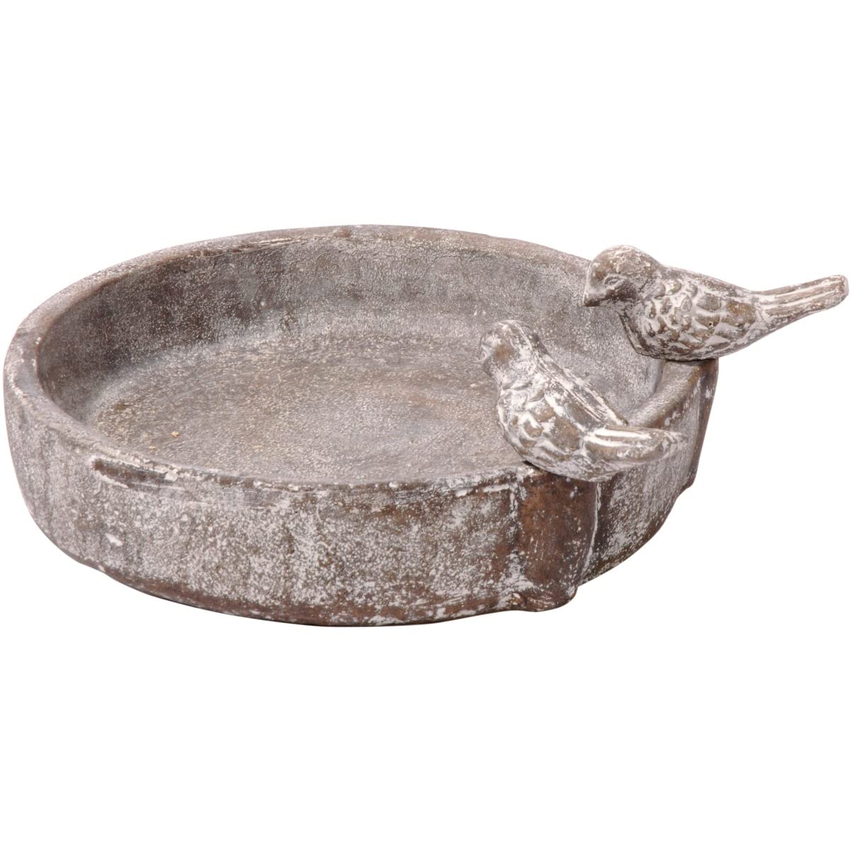 Vogeltränke dobar® Klassische Pool-Oase, putnu vanna no cementa, Ø 24,5 cm, pelēka