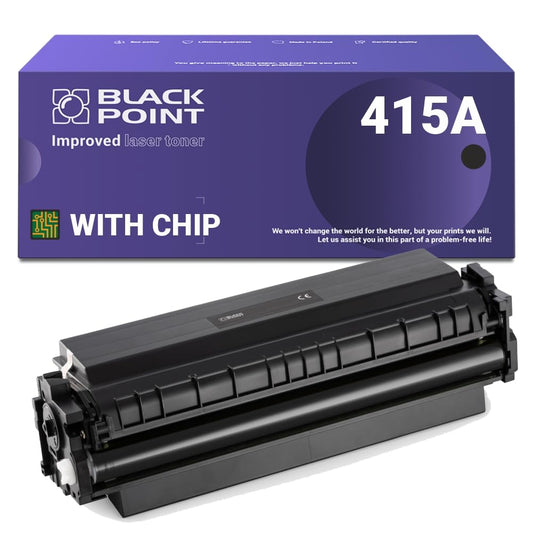 MELNAIS PUNKTS AR CHIP Toneris - Saderīgs ar HP W2030A, melns, piemērots HP Color Laserjet Pro MFP M479 un M454.