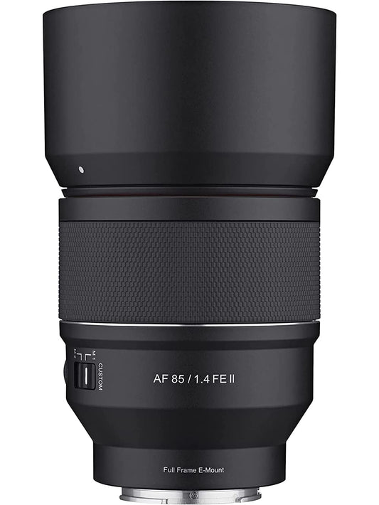 SAMYANG 85 mm F1.4 AF sērija II pilna kadra teleobjektīvs Sony E (SYIO85SE2-E), melns