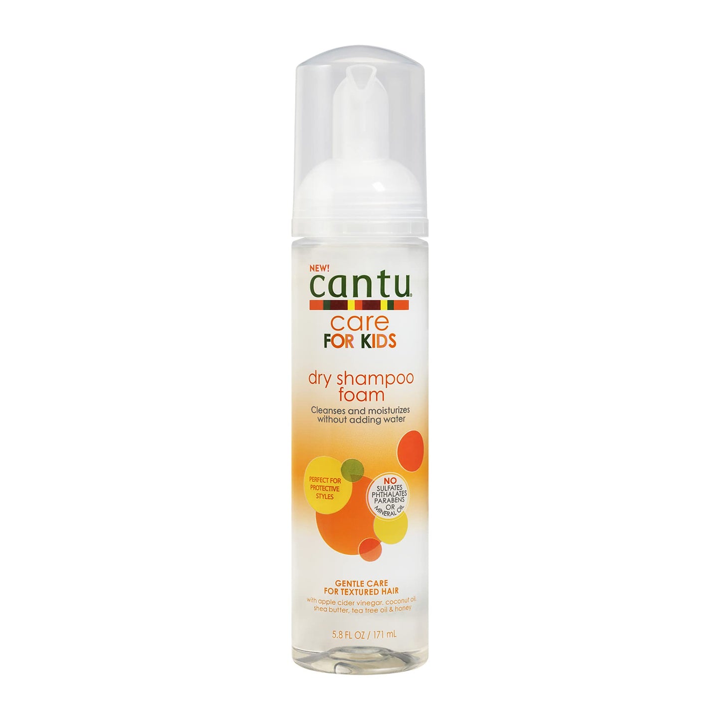 Sausais šampūns CANTU Care for Kids, putas, 171 ml