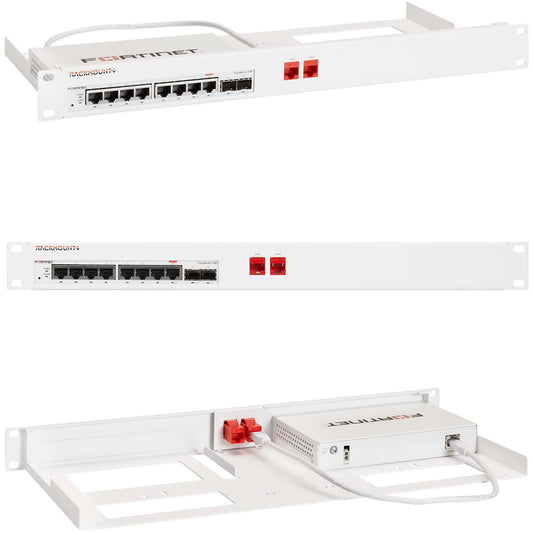 Rackmount.it FortiSwitch 108F - 8-port managed switch, compact design, ideal for network optimization.