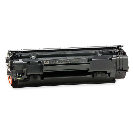 HP 36A Toner Cartridge - Original black toner for HP Laserjet M1120, M1522, high-quality printing, reliable performance.