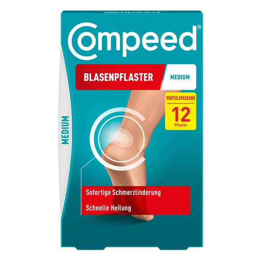Plāksteri pret tulznām COMPEED Medium, 12x caurspīdīgi hidrokoloīdie plāksteri