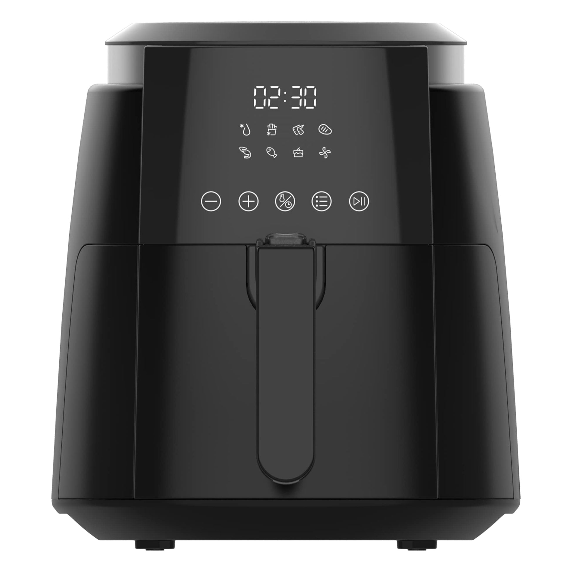 KUMTEL 5.5L XL Air Fryer - 1500W, 8 presets, 60-min timer, intelligent temperature control, BPA & PFOA free.