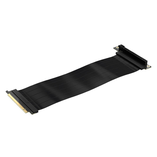 Corsair Premium PCIe 4.0 x16 cable - 300mm, EMI shielded, 90° female connector, compatible with PCIe 3.0 systems, black