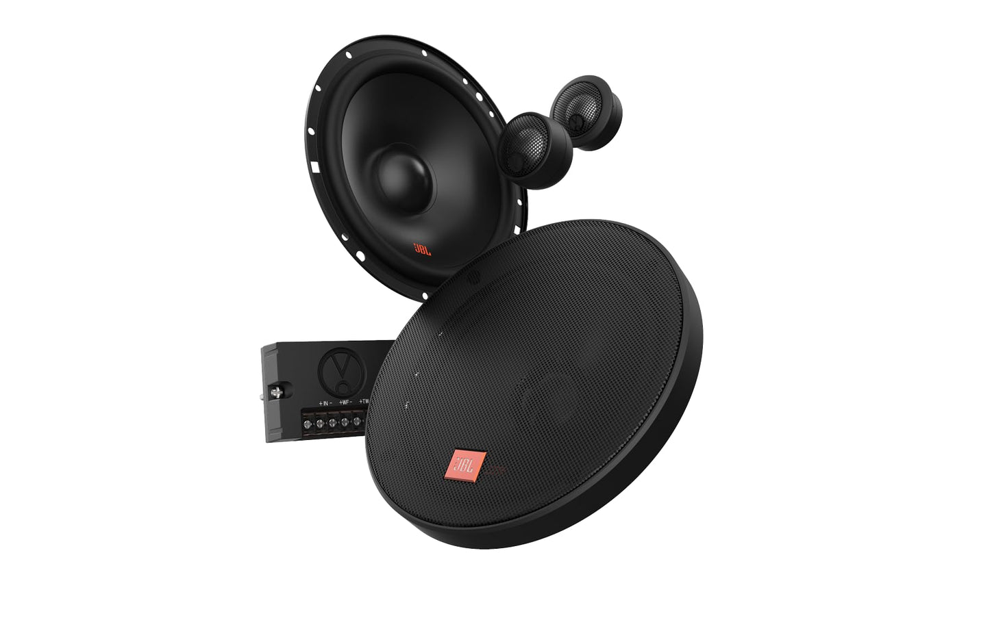 Auto skaļruņi JBL Stage2 604C 2-way KFZ soundsystem - 270 Watt komponentu auto skaļruņu komplekts ar 16 cm iebūvējamiem skaļruņiem un augstfrekvenču skaļruņiem