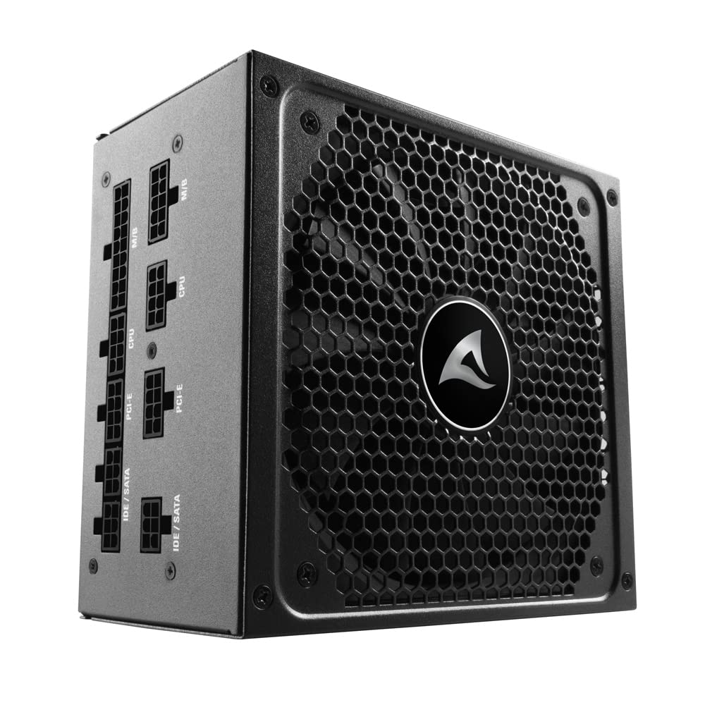 Sharkoon SilentStorm Cool Zero - 850W, 80 Plus Gold, fully modular power supply for efficient cooling and performance.