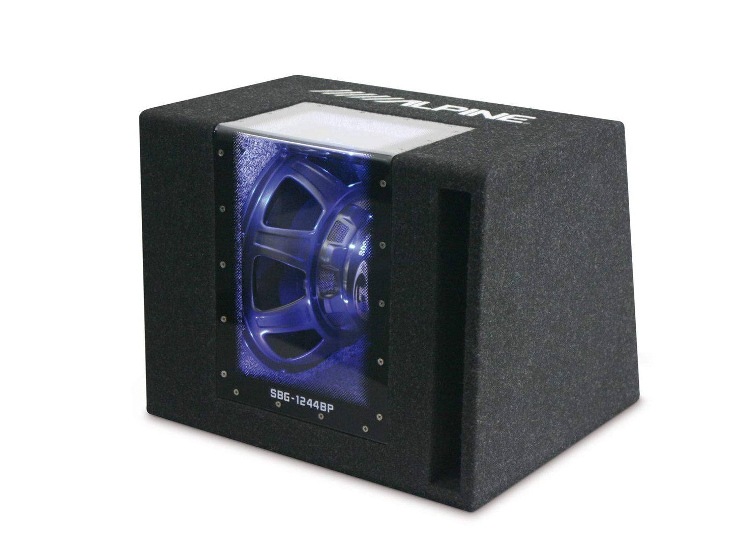 Alpine SBG-1244BP G sērijas subwoofers, 30,5 cm (12 collas), 2 Ohm, frekvenču diapazons (800 W maksimāli, 250 W RMS), melns