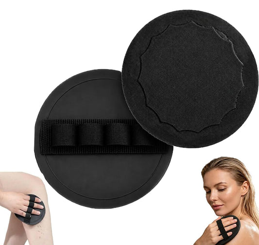 2 gab. nesāpīgs exfoliējošs vannas cimds, gumijas pīlinga spilventiņi, izturīgs gumijas materiāls, ķermeņa pīlinga cimdi, dziļai attīrīšanai un masāžas efektam, piemēroti visiem ādas tipiem
