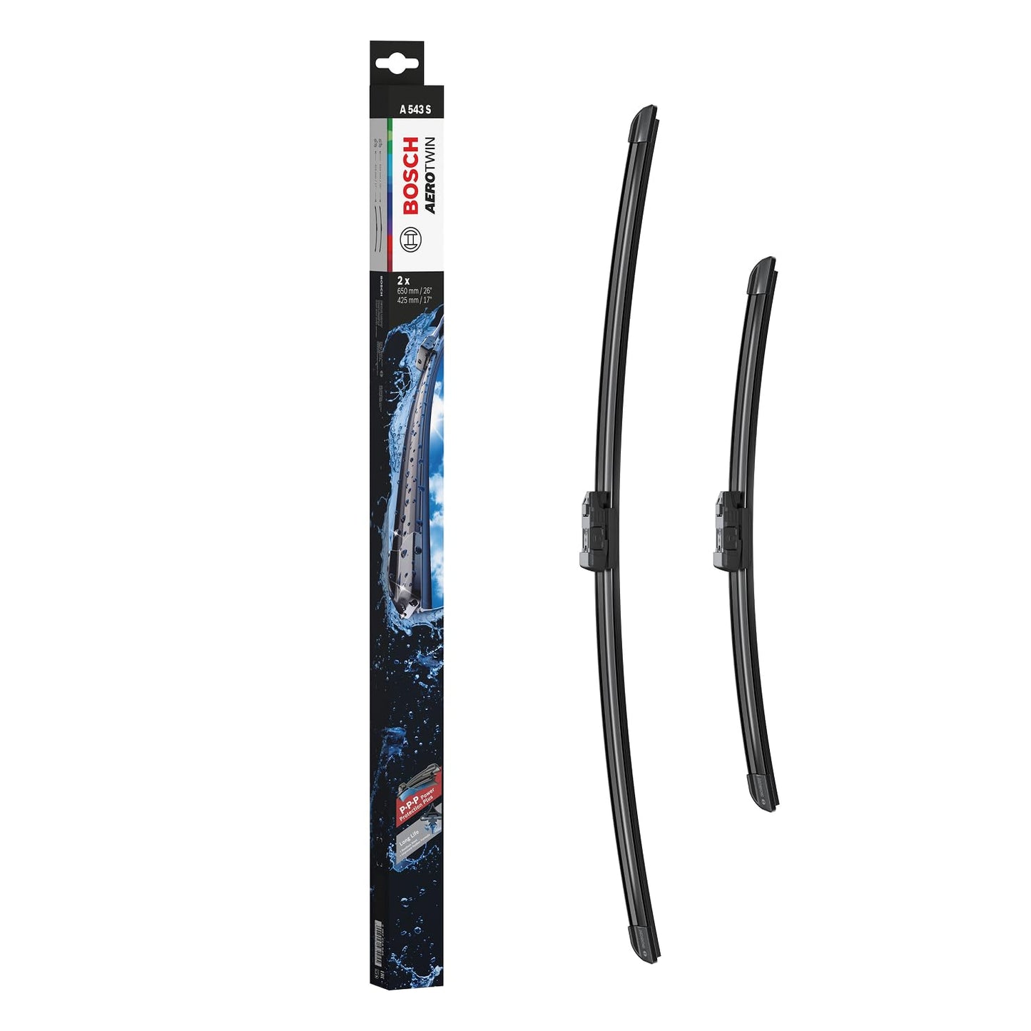 Vējstikla slotiņas Bosch Aerotwin A543S priekšā 3397014543