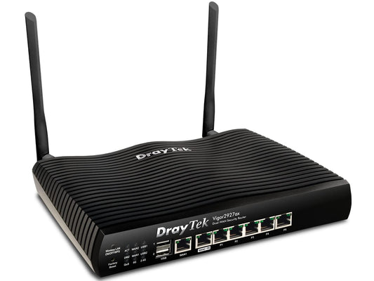 DrayTek Vigor 2927ax - Dual-WAN-VPN-ugunsmūra maršrutētājs - Aprīkojums visām pakalpojumu sniegšanām