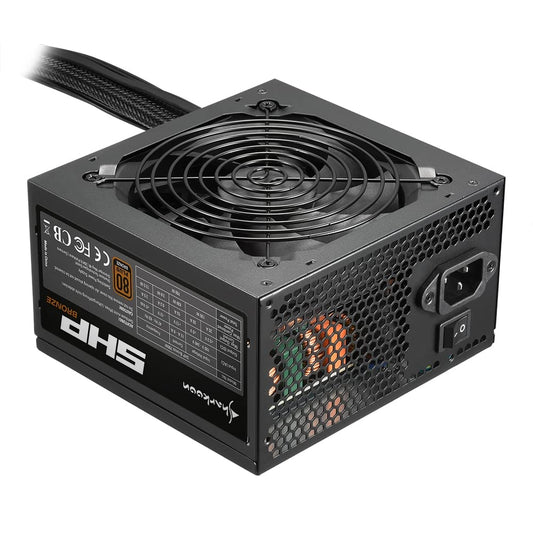 Sharkoon SHP Bronze 700 vatu - 80 Plus Bronze certified PC power supply with high efficiency and reliable performance.