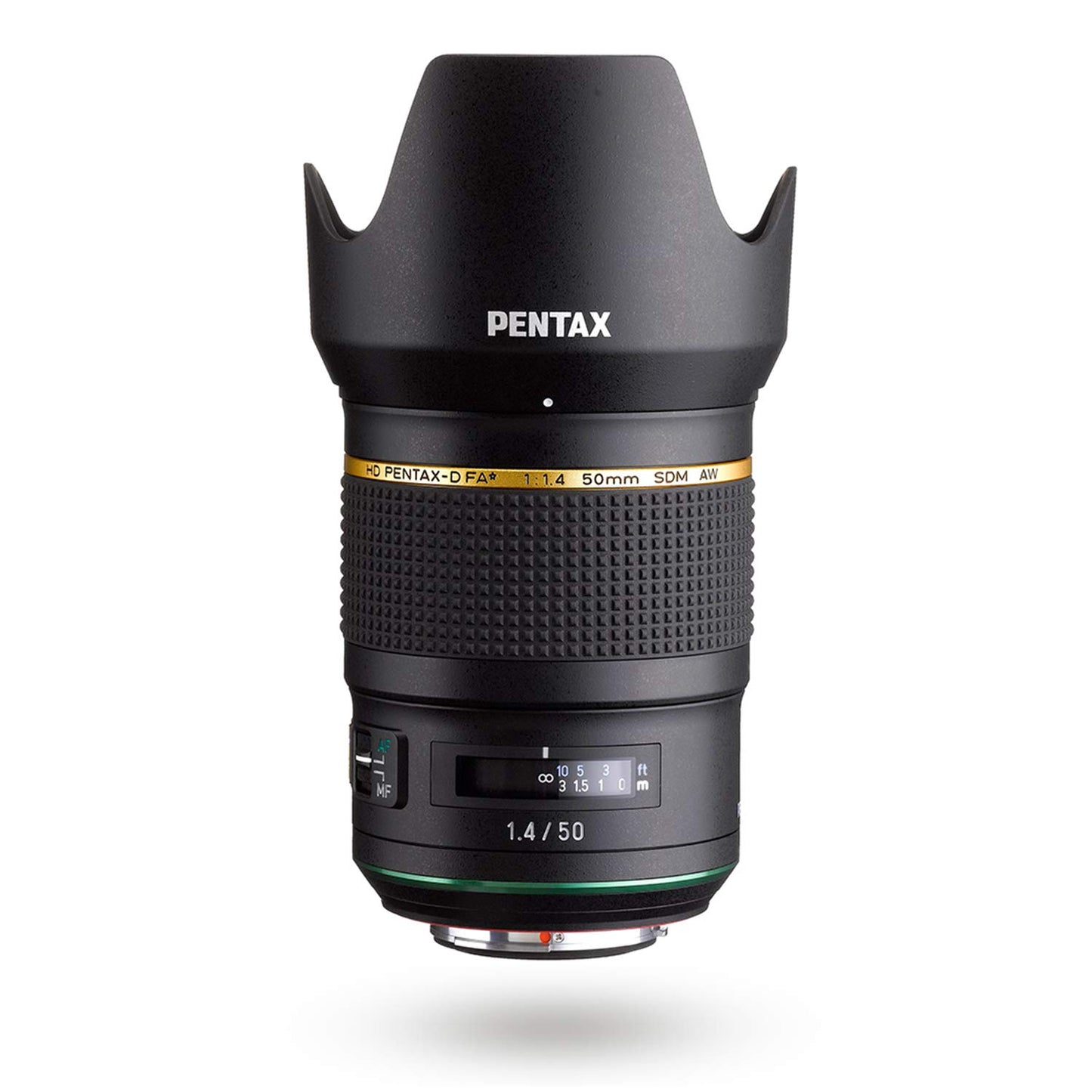 HD PENTAX-D FA50mmF1.4 SDM AW - jaunā zvaigžņu sērija ar izcilu optisko sniegumu. Standarta fokusa attālums ar jaunākajām lēcu tehnoloģijām, lai iegūtu attēlus ar perfektu attēla kvalitāti