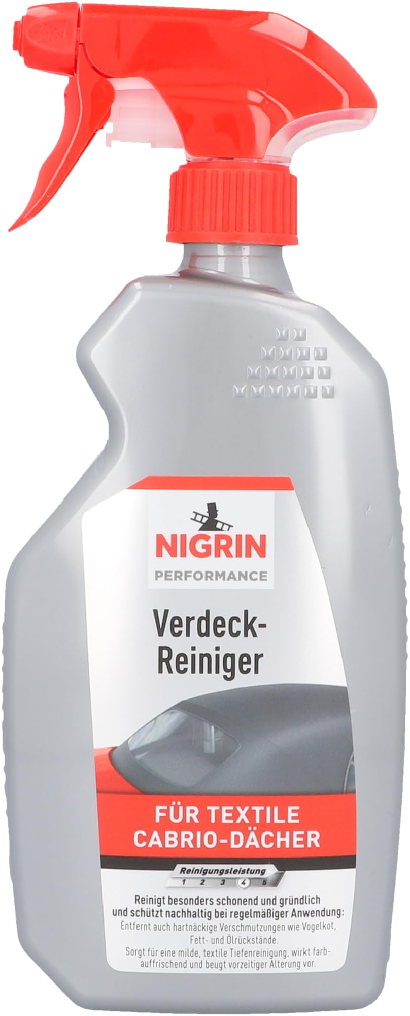 Kabrio jumta tīrītājs NIGRIN 74182, noņem arī spēcīgus netīrumus, 500 ml