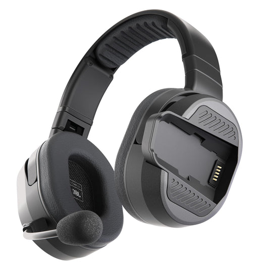Cardo PACKTALK EDGEPHONES - Bluetooth motorcycle headset with noise cancellation and long-range intercom.