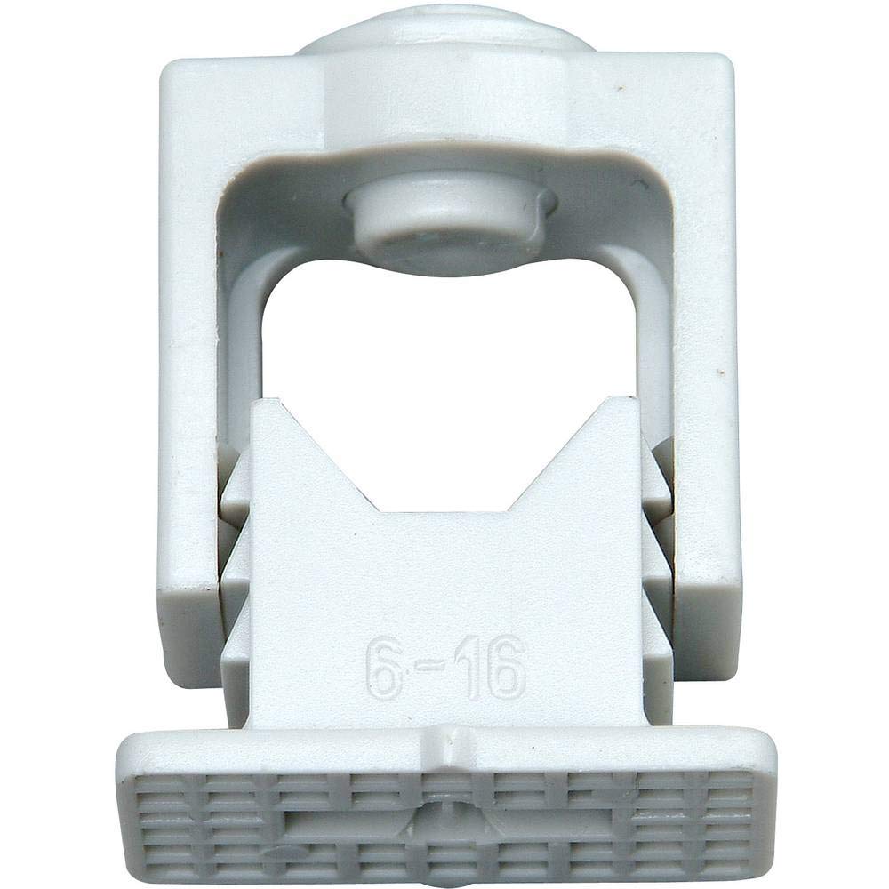 Kabeļu skavu stiprinājumi Kopp 341704089 Greif-Iso-Schellen 6-16 mm, ar pieskrūvējamu skavu, 10 gab., pelēki
