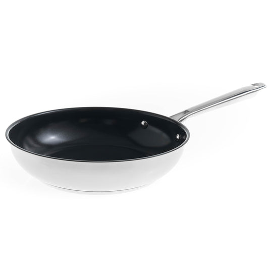 LACOR 44328 - 28 cm ceramic non-stick frying pan, Fusion Pro coating, PFAS-free, suitable for all stove types including induction.