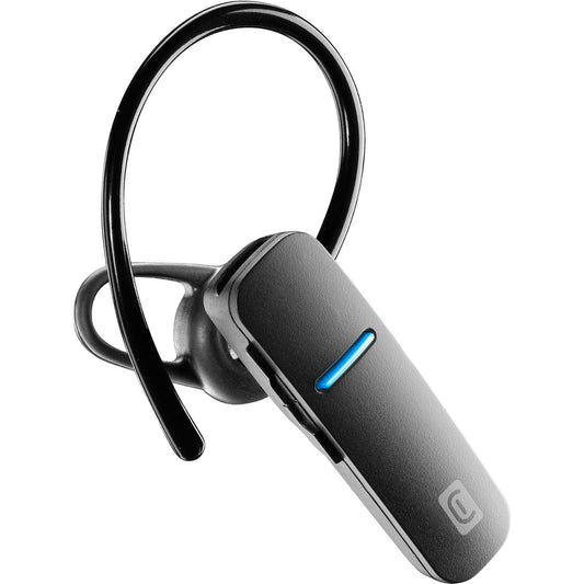 cellularline Sleek Mono Bluetooth® austiņas - 5,5h sarunu, 6h atskaņošana, 1,5h uzlāde, balss asistents, melns
