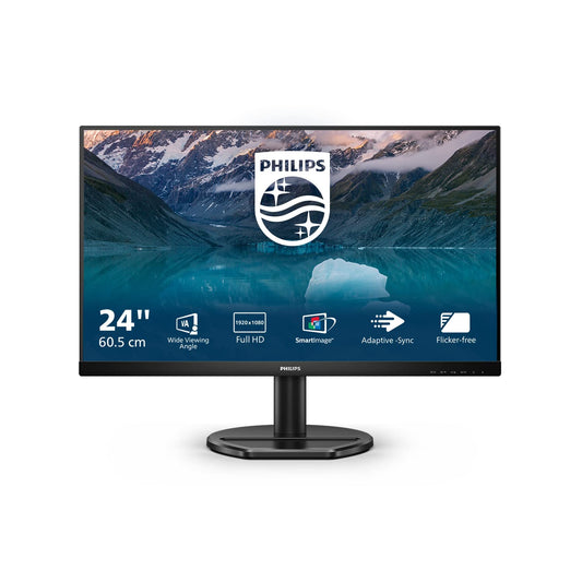 PHILIPS 242S9JAL - 24" Full HD monitor, AdaptiveSync, 75 Hz, VGA, HDMI, DisplayPort, USB hub, black