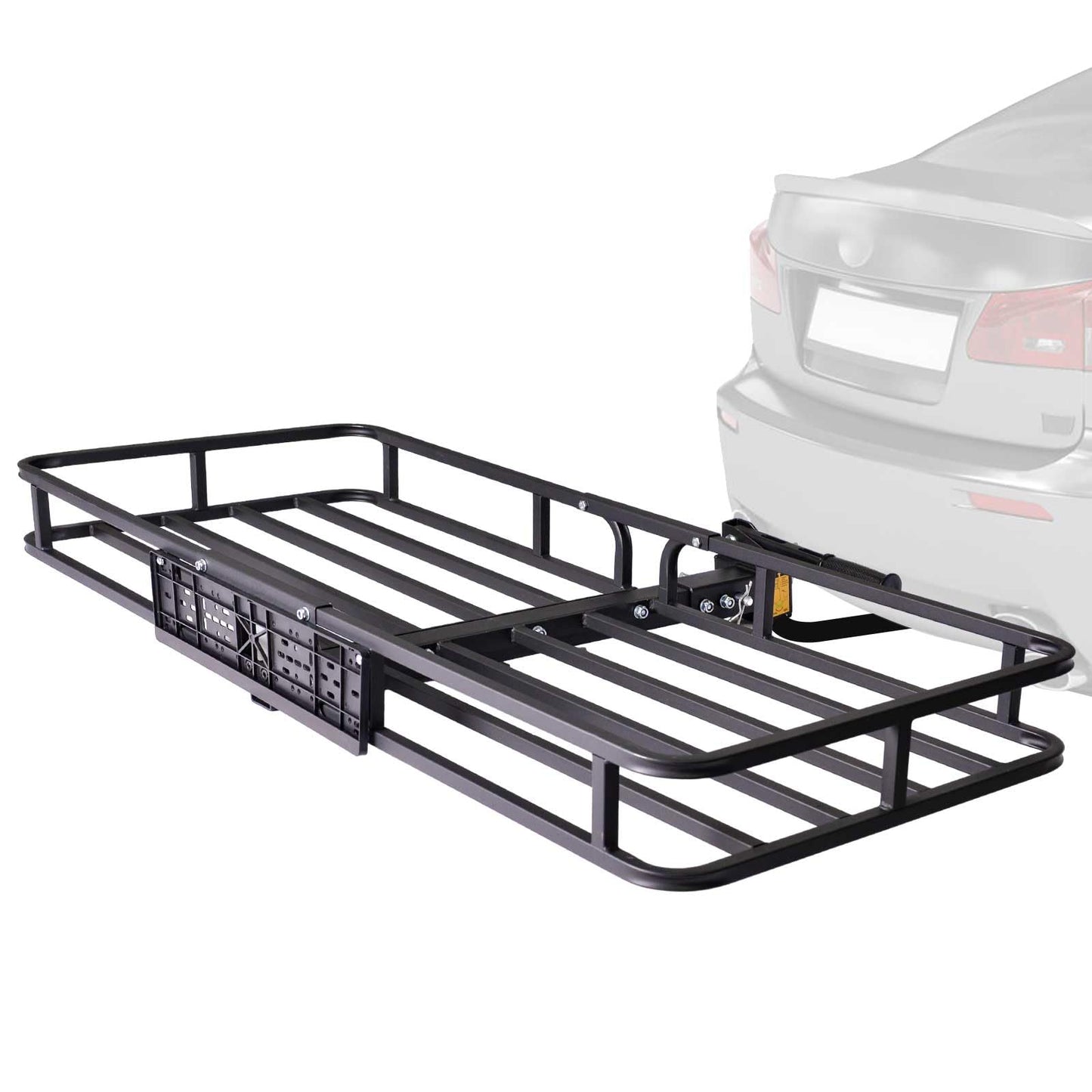 Aizmugurējais bagāžnieks uz sakabes āķa 152x61x15cm, medību platforma ATV, vieglajam auto, SUV
