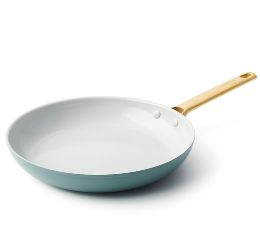 GreenPan Padova Reserve 24 cm - PFAS-free, induction-compatible, dishwasher-safe, oven-safe, with gold handle, smoke blue.