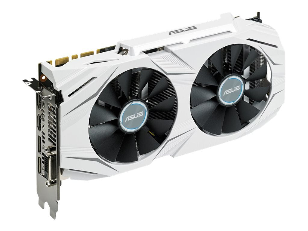 ASUS GeForce GTX1 Dual - Dual-fan cooling, 4GB GDDR5 memory, optimized for gaming performance and high-resolution graphics.