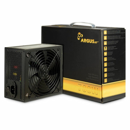 Inter-Tech ArgusNT GPS-700 Power Supply - 700W, 20+4 Pin, ATX, black, reliable performance for gaming and PC builds.