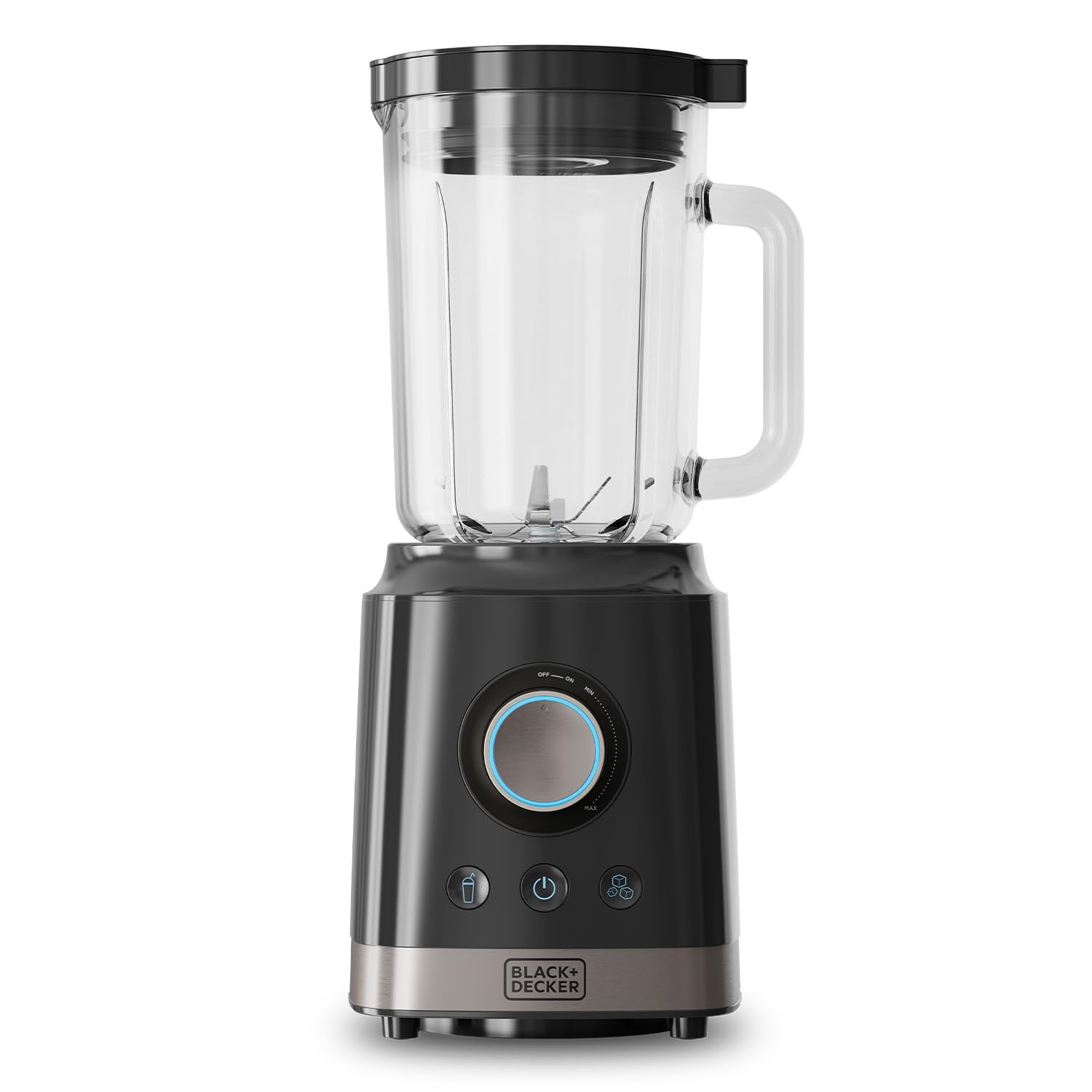 Black+Decker Stacionārais mikseris BXJB2000E - 2000W, 1,8L stikla trauks, nerūsējošā tērauda asmeņi, TURBO, SMOOTHIE, ICE CRUSH.
