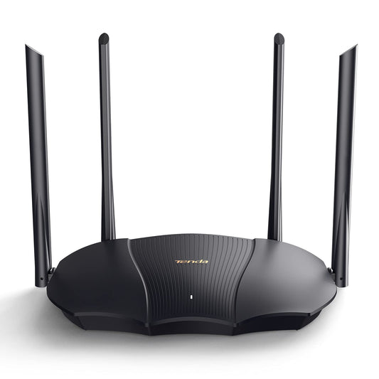 Tenda WiFi 6 AX3000 viedais WiFi maršrutētājs, divu joslu gigabitu bezvadu interneta maršrutētājs, AX maršrutētājs ar 4 gigabitu portiem, OFDMA+MU-MIMO, bērnu aizsardzība+attālinātā vadība, vienkārša lietotnes iestatīšana, IPV6&WPA3, RX9