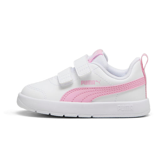 Bērnu apavi Puma COURTFLEX V3 V INF, balts/rozā/violets, 8.5 UK