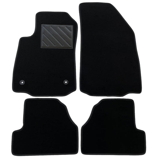 MDM SP-8971 paklāji Velūrs automašīnu paklājs piemērots Fiat 500 un Electric 2020>, melns