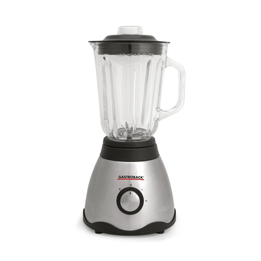 GASTROBACK #40999 Vital Mixer - Silver stationary mixer with powerful motor and multiple speed settings.
