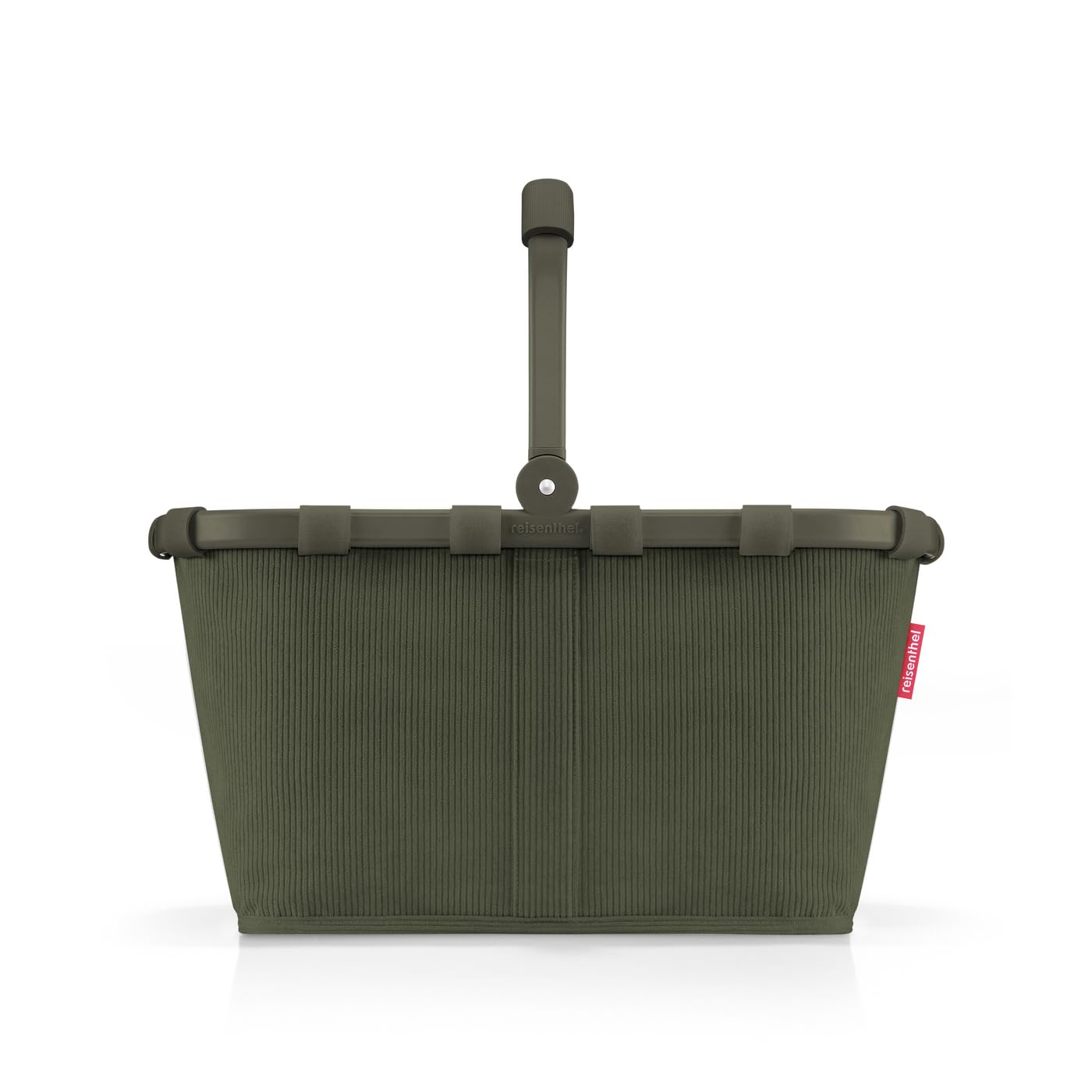 Iepirkumu grozs reisenthel carrybag cord dark matcha – ietilpīgs iepirkumu grozs ar iekšējo kabatu un ūdeni atgrūdošu dizainu