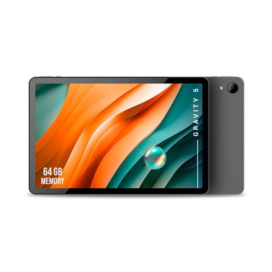 SPC Gravity 5 – planšetdators 11 collas melnā krāsā, IPS InCell displejs, Octa-Core, 6000 mAh, 4 GB RAM, 64 GB paplašināms atmiņas, WLAN 6, apgriezta uzlāde, Android 13