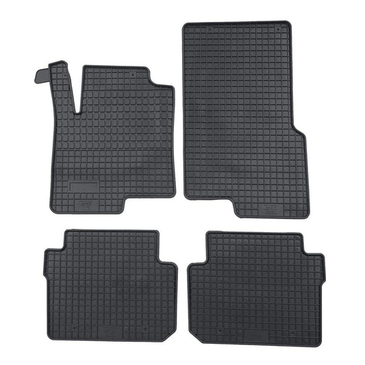 PETEX gumijas paklāji piemēroti forfour no 11/2014 / Twingo no 09/2014 melns 4 daļas forma