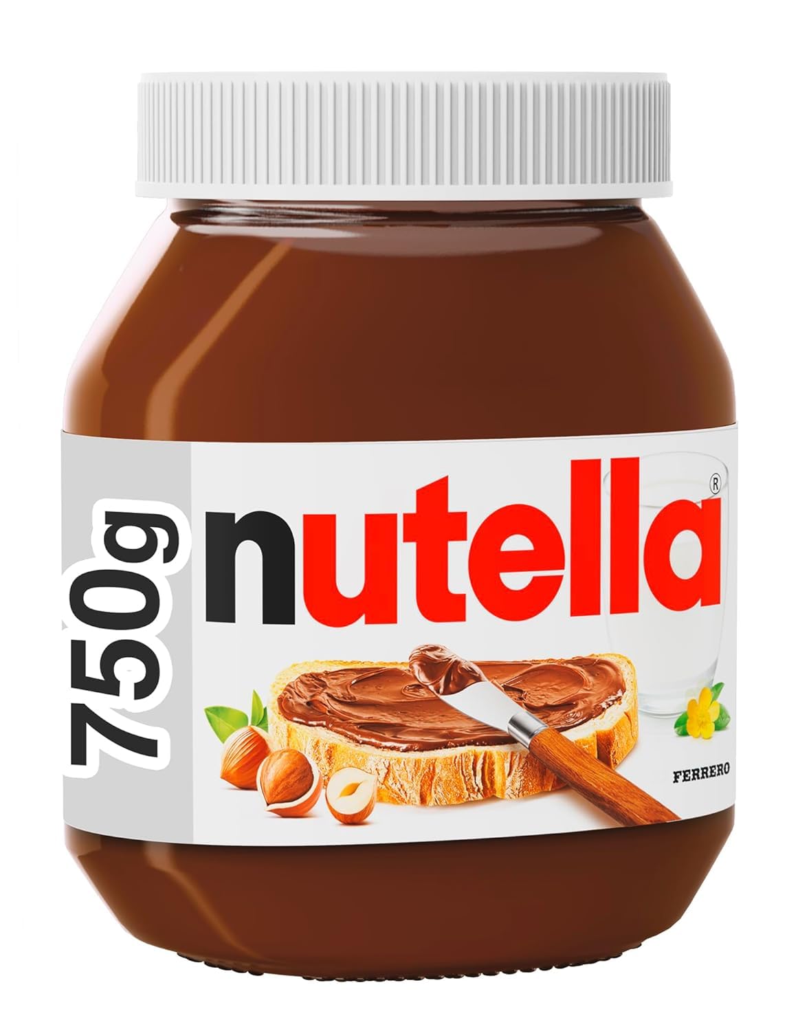 nutella lazdu riekstu un kakao krēms, 1 burka 750g