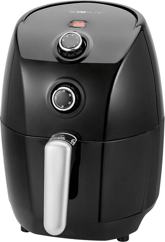 Avilia karstā gaisa fritieris - 1,5 l, regulējams termostats, 900 W, kluss 44 dB, nerūsējošais tērauds, melns