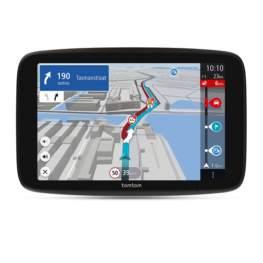 Kravas auto GPS navigācija TomTom GO Expert Plus ar 7 collu ekrānu, maršruta vadību un POI lieliem transportlīdzekļiem, TomTom Traffic, pasaules kartēm un reāllaika brīdinājumiem par ierobežojumiem