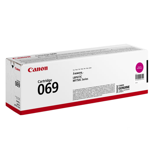 Canon 069 Toner Cartridge - Magenta, original, compatible with i-SENSYS LBP673Cdw, LBP673dw, MF752Cdw, MF754Cdw