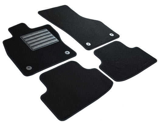 MDM SP-4031 Paklāji Velūrs Automašīnu paklājs piemērots Audi A3 (8VA) SB 10.2012>03.2020 - A3 (8Y) SB 03.2020> / Volkswagen Golf 7 - Golf 8 (arī Plug-in hibrīds / Seat Leon III ST 11.2012>08.2020